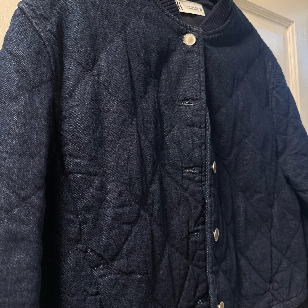 Quilted Denim Jacket